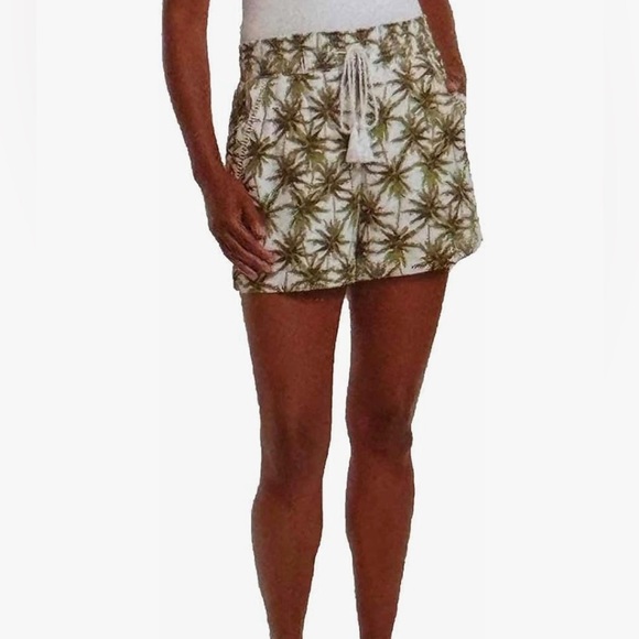 Briggs Womens Linen Blend Shorts - Picture 1 of 7
